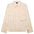 Military L S Over Shirt Bone