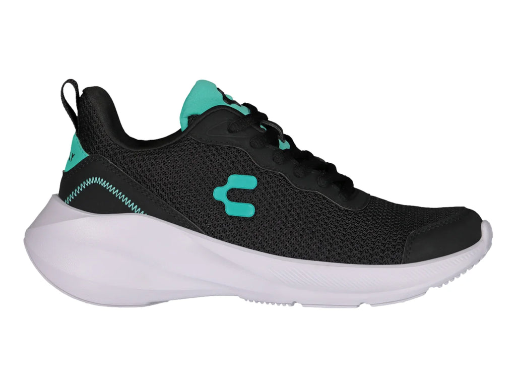 Tenis Charly Negro con Aqua para Mujer