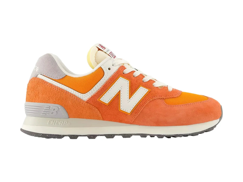 Tenis New Balance 574 Color Naranja para Hombre