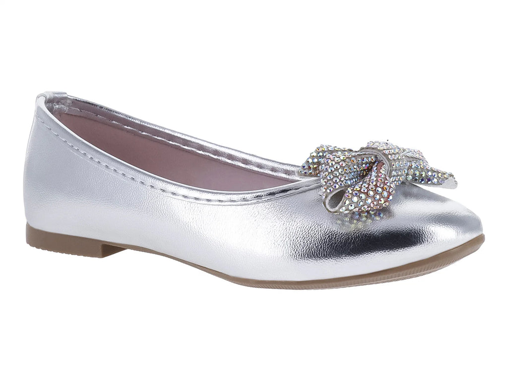 Zapatos Balerinas LIA Color Plata para Niña