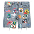 Gentlemans Denim Shorts Multi