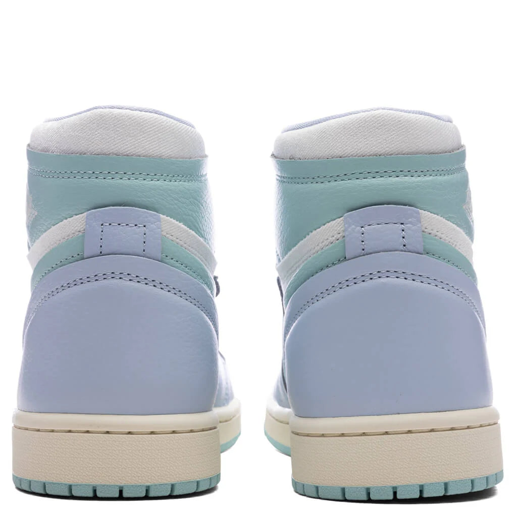 Womens Air Jordan 1 High MM Hydrogen Blue Sail Light Dew
