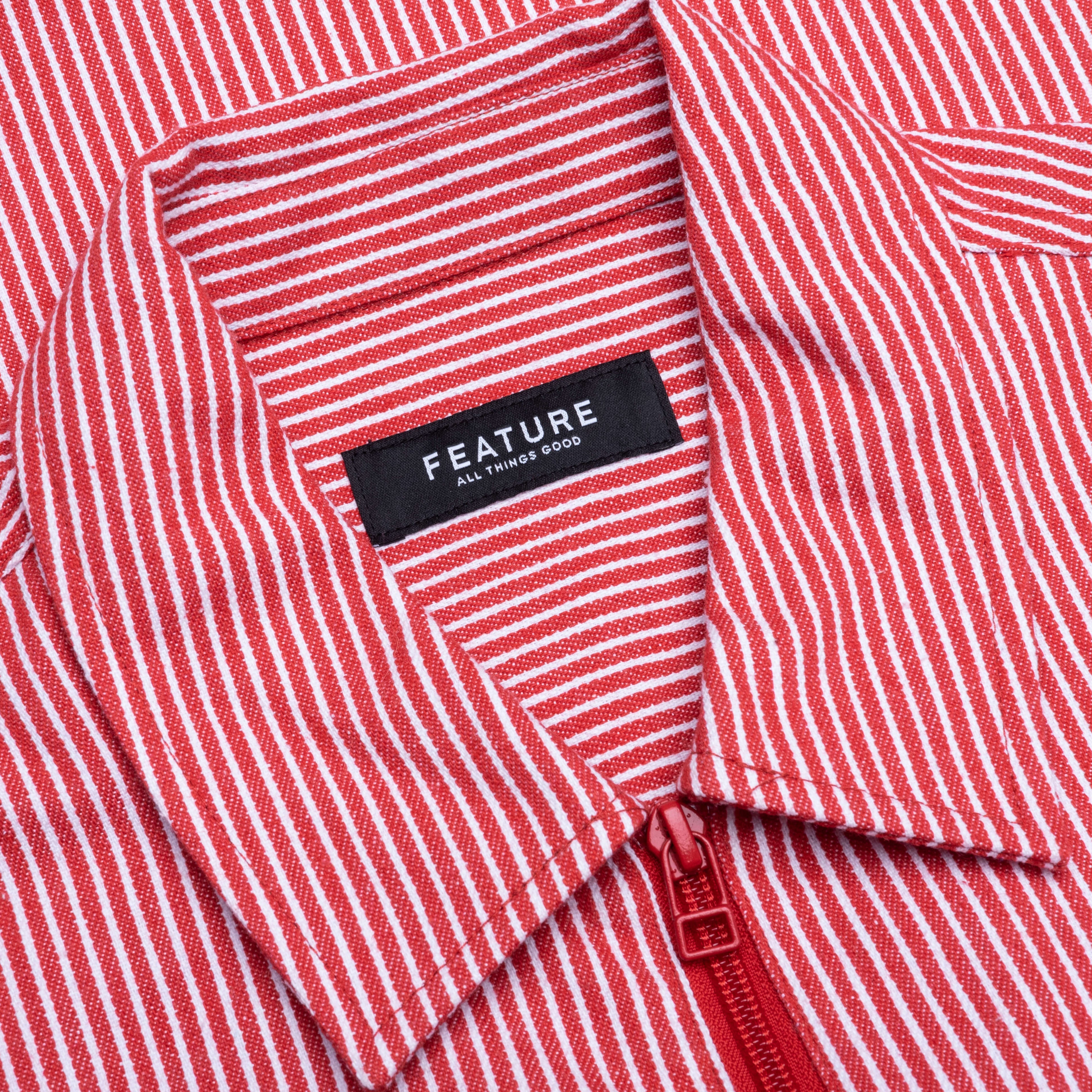 Smith 3 4 Zip Shirt Red