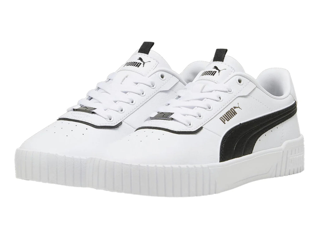 Tenis PUMA Carina 20 Lux Blanco y Negro para Mujer