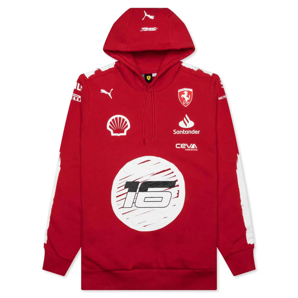 Puma x Joshua Vides for Scuderia Ferrari Replica Hoodie Rosso Corsa JV CLC