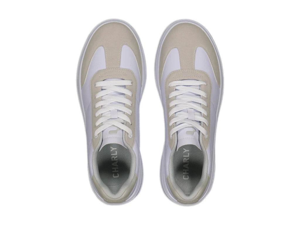 Tenis Charly Blanco y Beige para Hombre