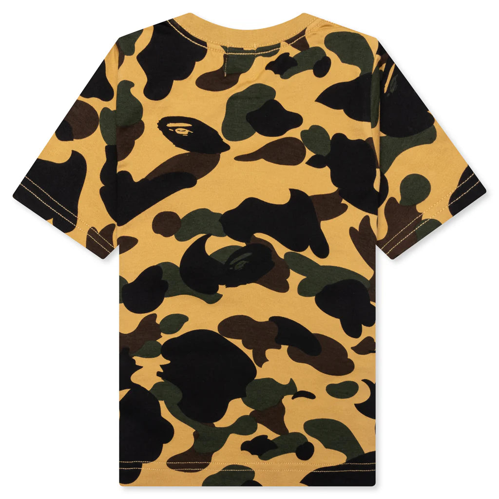 Kids 1st Camo one Point Tee Yellow
