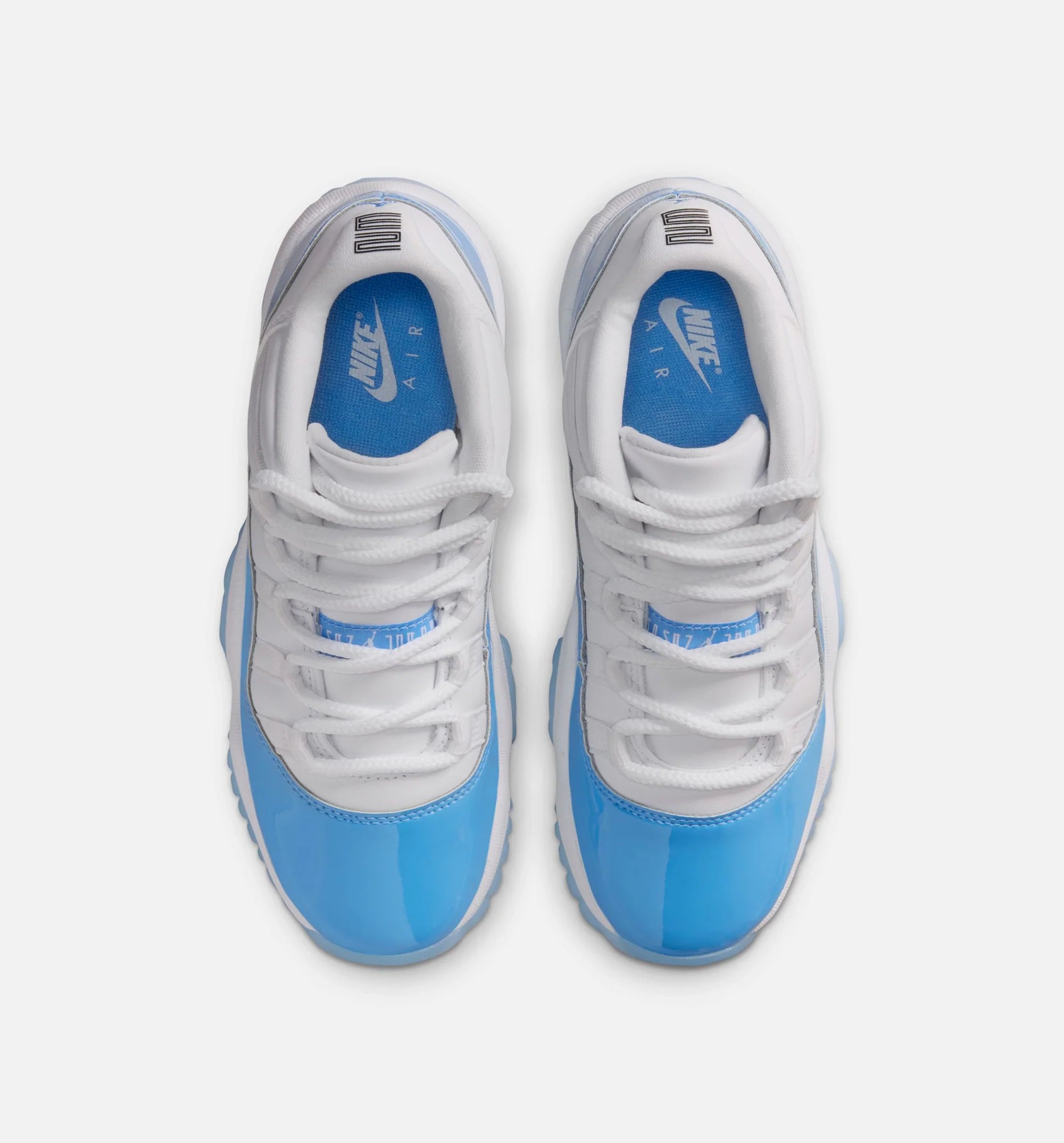 Air Jordan 11 Retro Low University Blue Grade School Lifestyle Shoe White University Blue Black Free Shipping