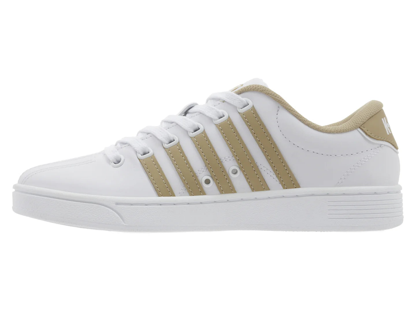 Tenis K SWISS Court Pro Blanco y Gris para Mujer