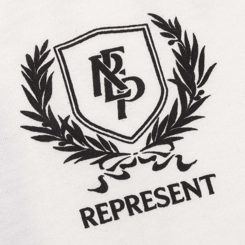 Crest T Shirt Flat White