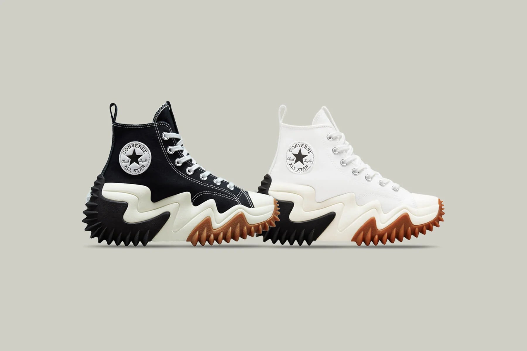 Run Star Motion White Black