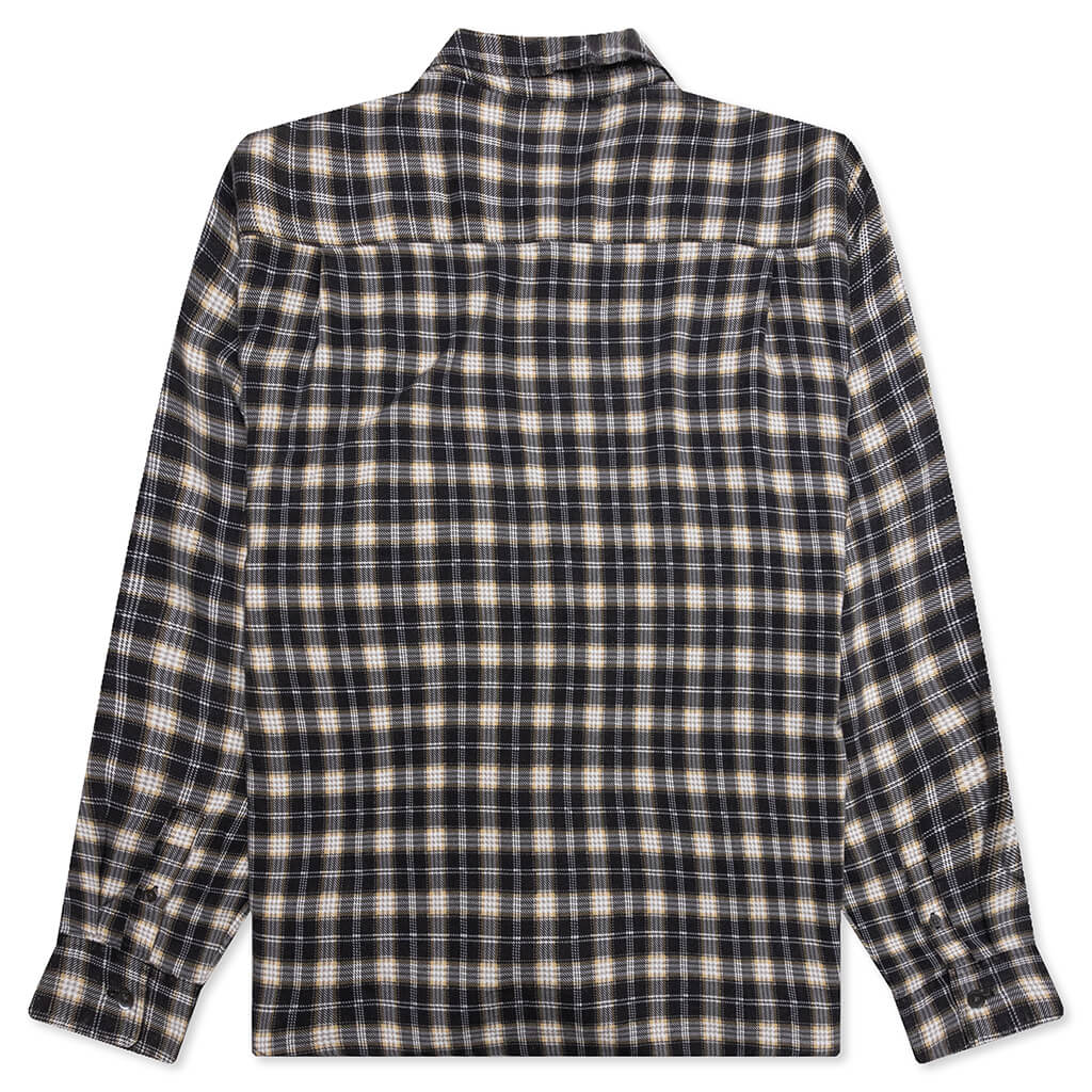 Matthew Plaid Shirt Black
