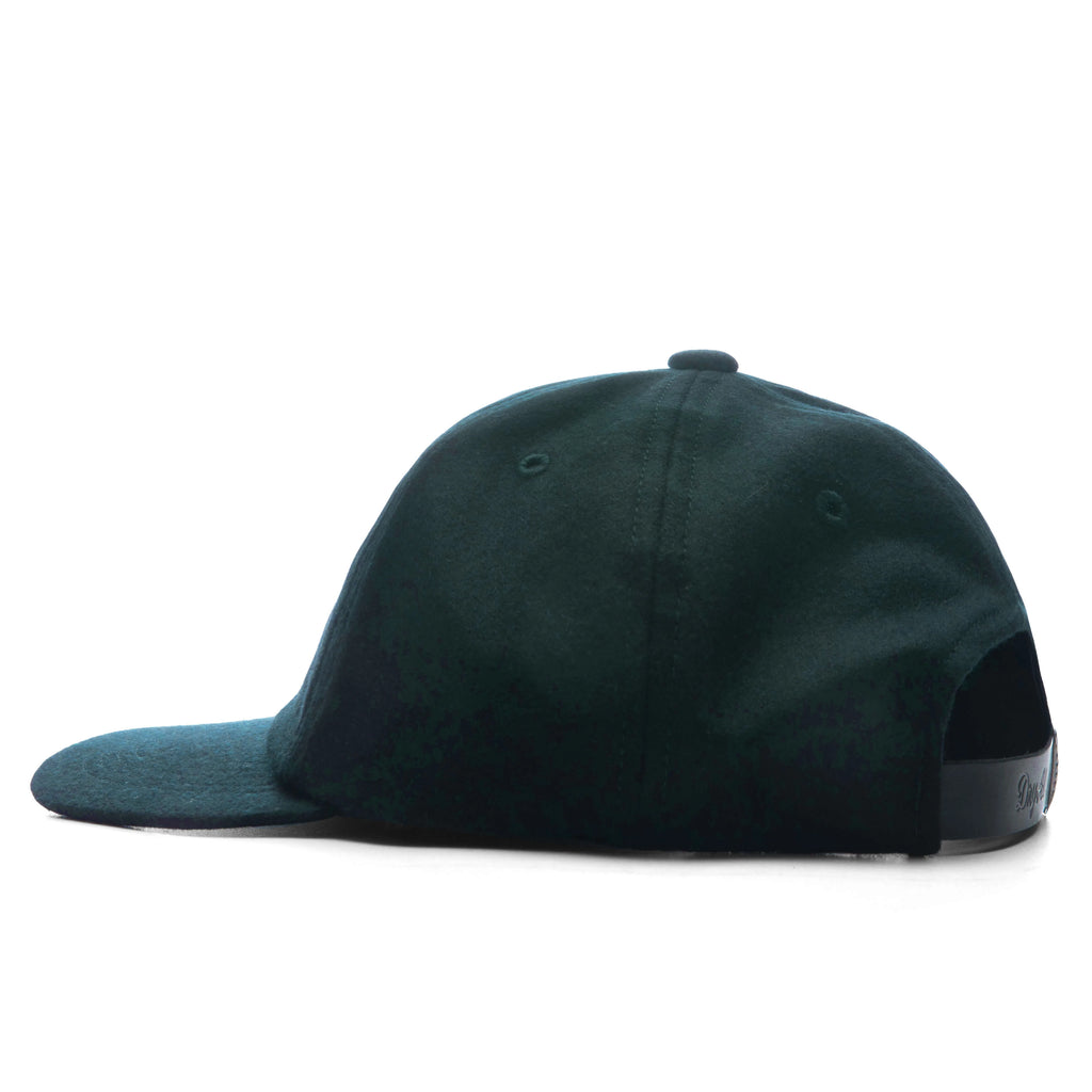 6 Panel Wool Cap Green