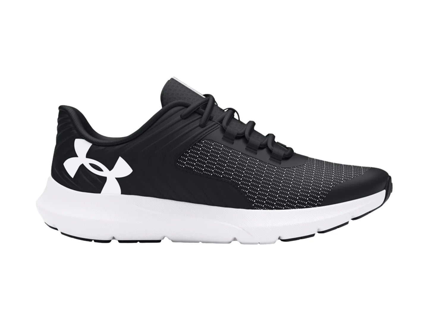 Tenis Under Armour UA Outhustle Negro y Blanco para Niño