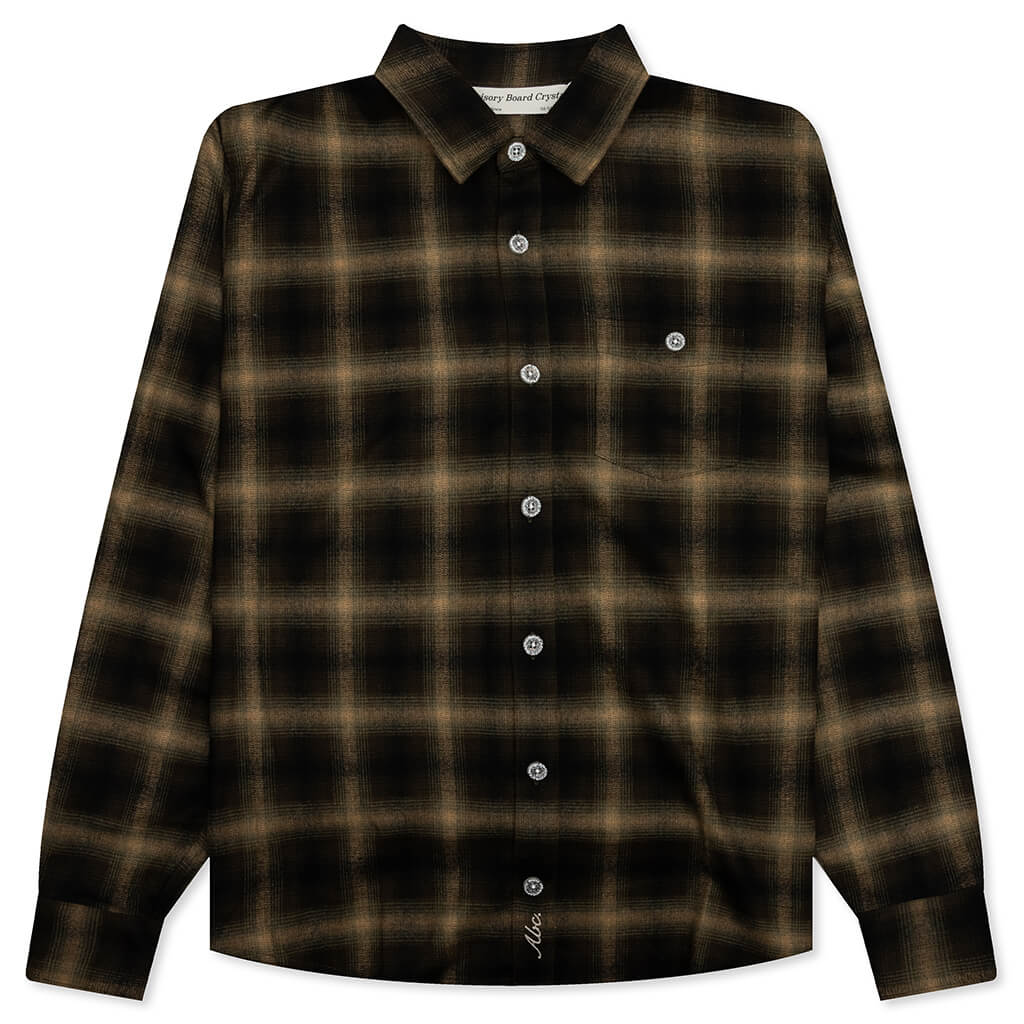 Abc Flannel Plaid Puffer Quilted Jacket Green