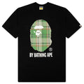 BAPE Check By Bathing Ape Tee Black Green