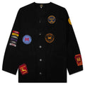 Waxed Cloth Shooting Jacket Black
