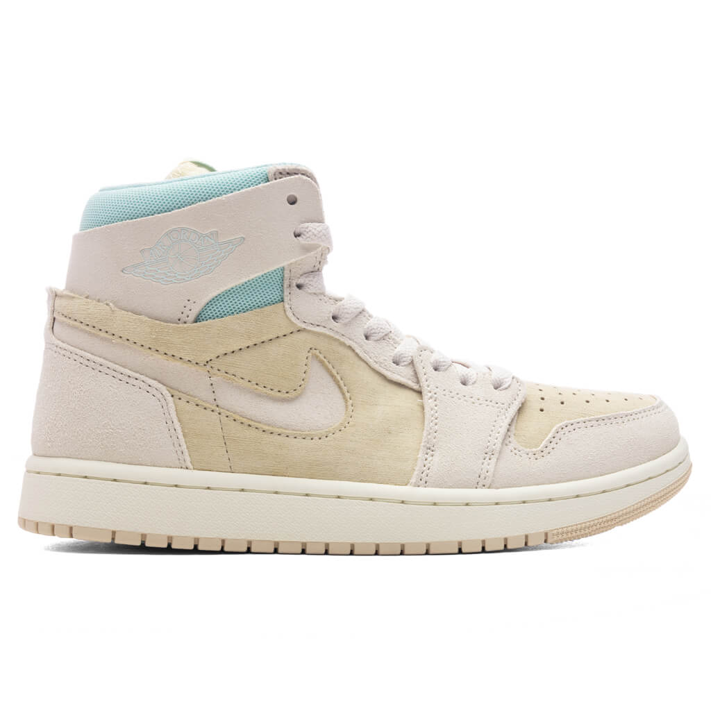 Womens Air Jordan 1 Zoom CMFT 2 Coconut Milk Legend Light Brown Light Dew