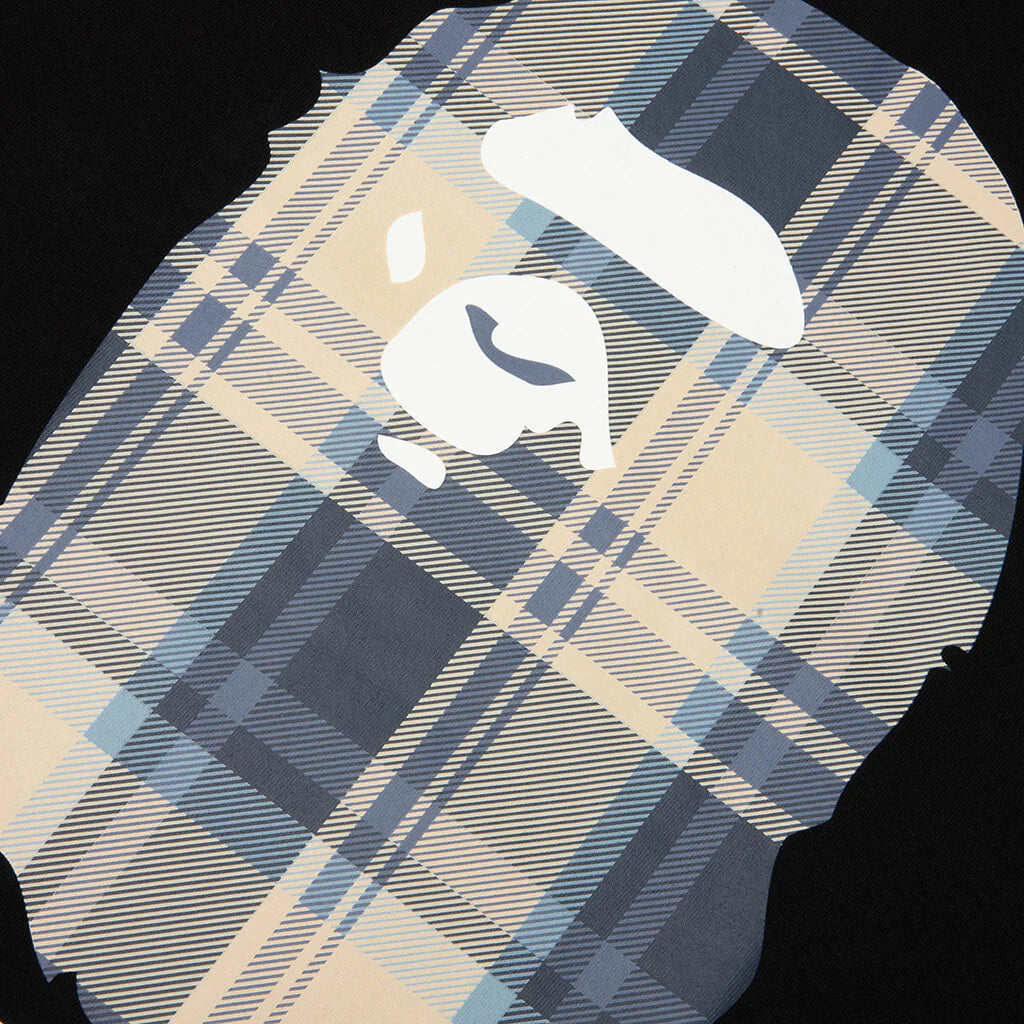 BAPE Check By Bathing Ape Tee Black Blue