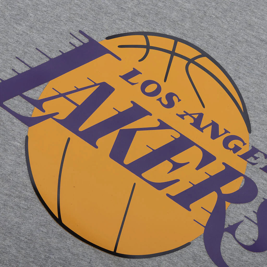 Fear of God Essentials x NBA Lakers Sport Crewneck Concrete Heather