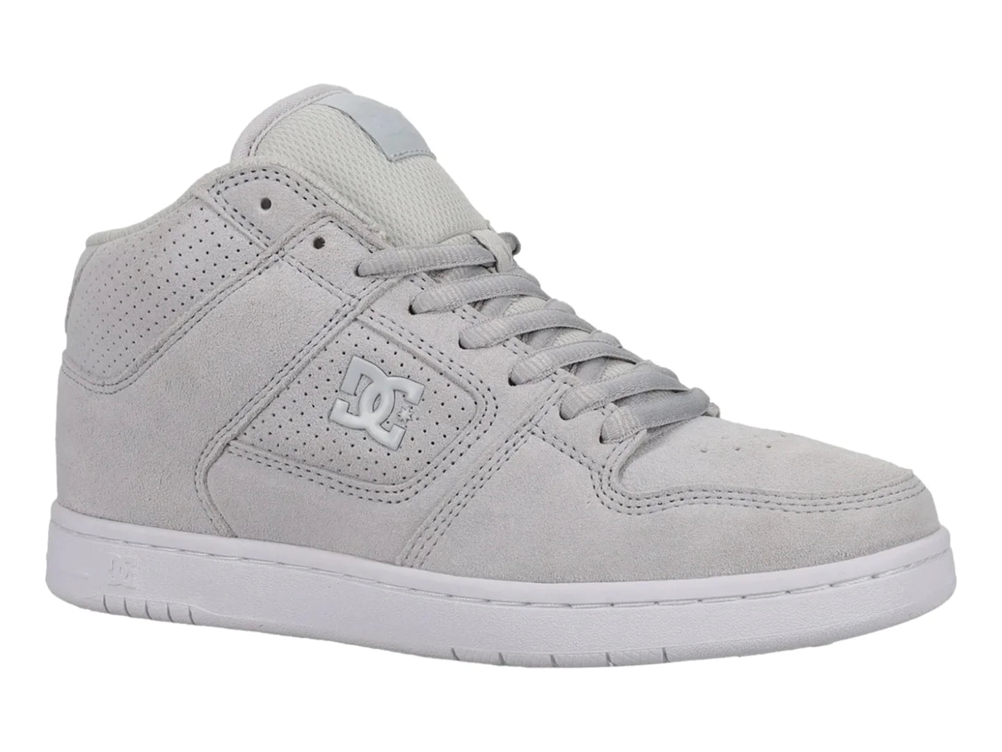Tenis DC Shoes Manteca 4 Mid Gris Claro para Mujer