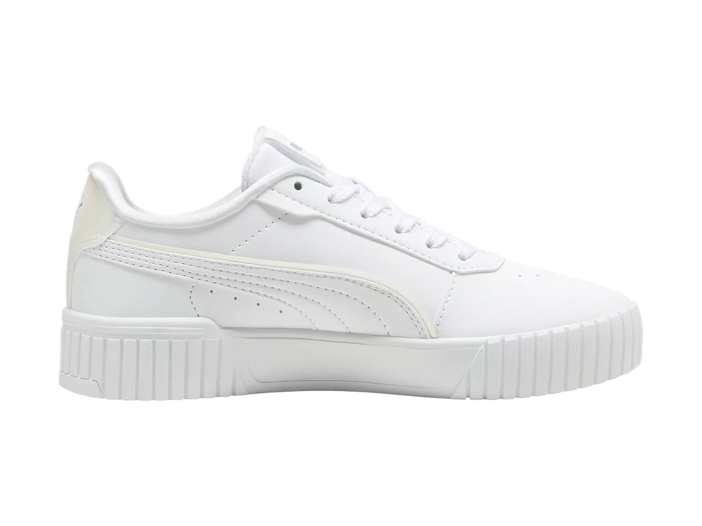 Tenis PUMA Carina 20 Holo Blanco y Plata para Niña