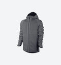Tech Fleece Zip Hoodie Mens Grey Black