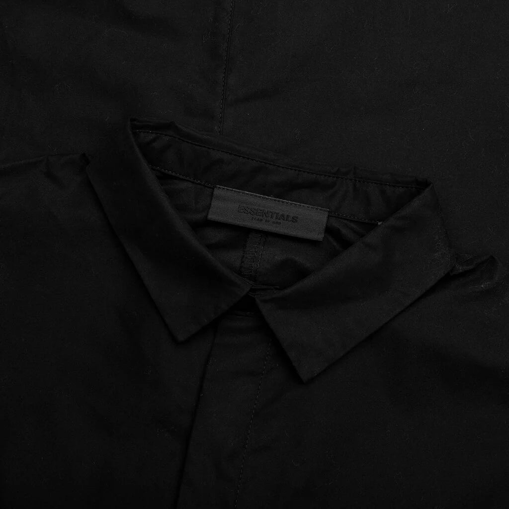 Button Down Shirt Jet Black