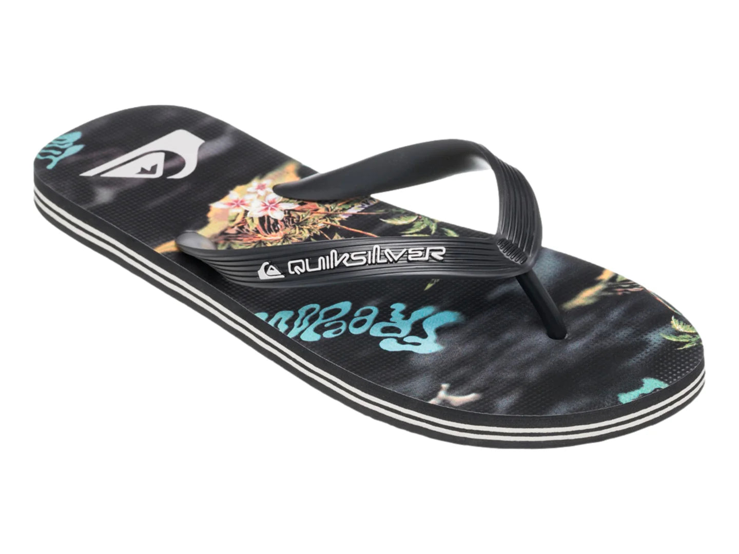 Sandalias Quiksilver Molokai Art 25 Negro para Hombre
