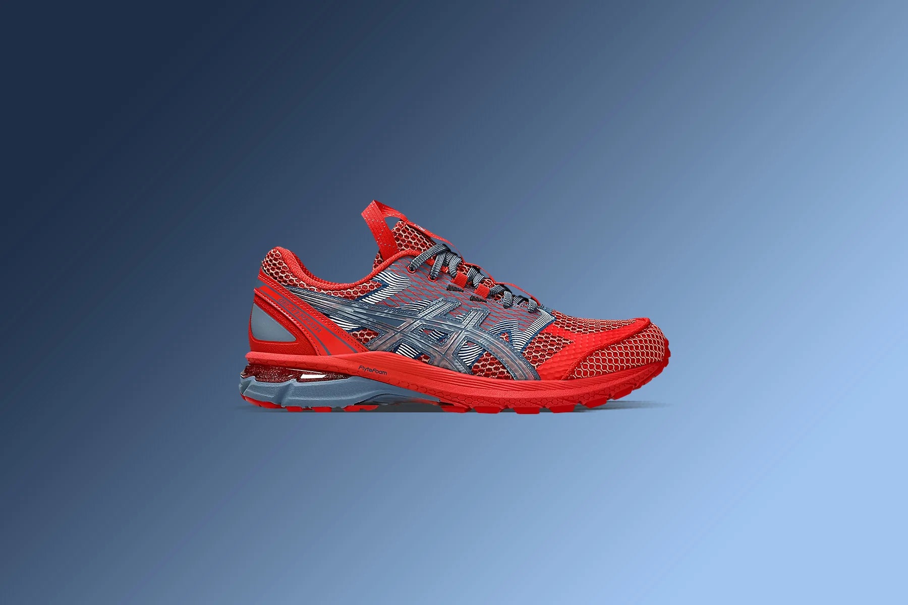 Asics x Kiko Kostadinov US4 S Gel Terrain Classic Red Wood Crepe