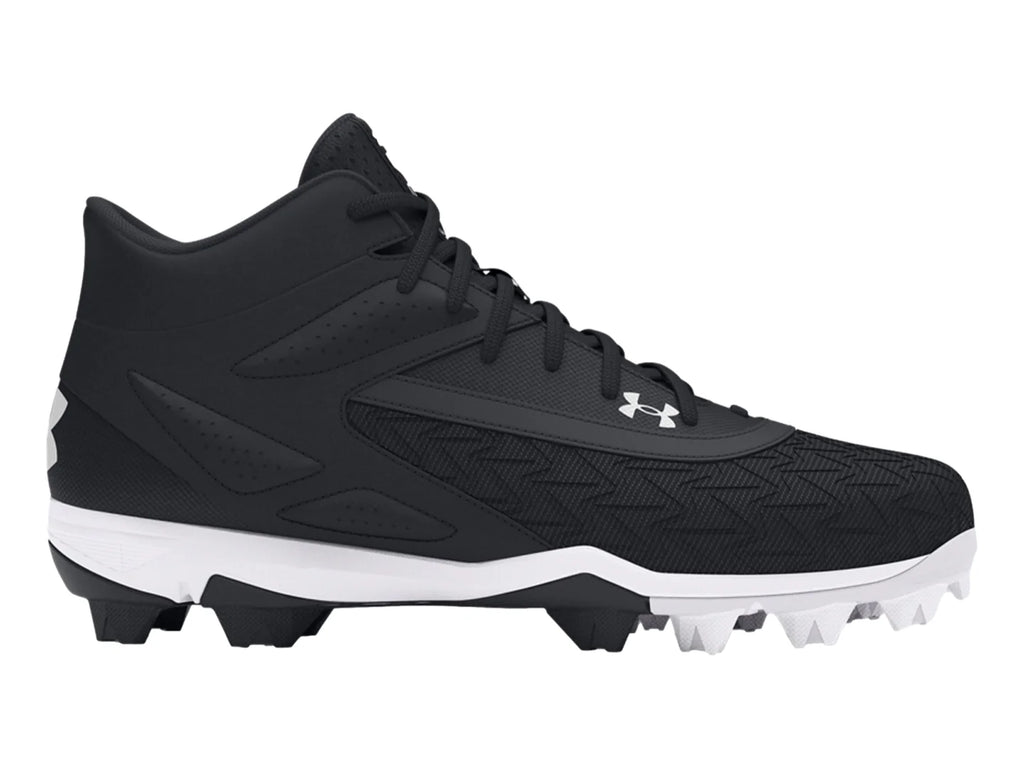 Tenis Under Armour Leadoff Mid 30 Negro y Blanco para Hombre