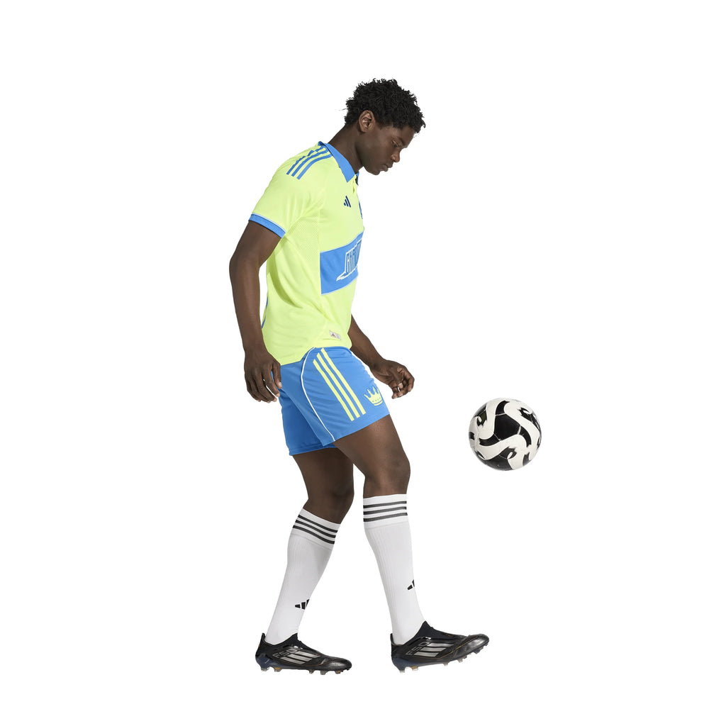 adidas Mens Charlotte FC Third Authentic Soccer Jersey 25 26 Yellow