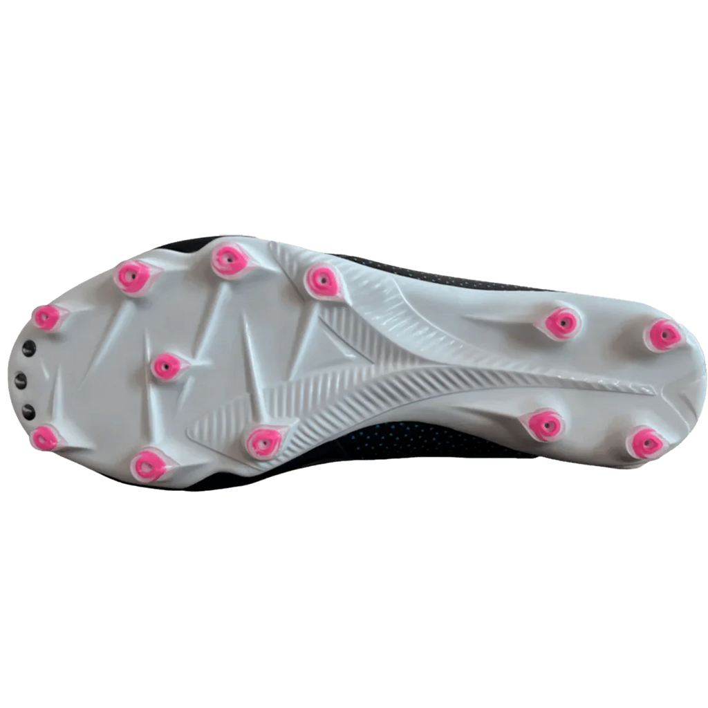 Diadora Brasil Elite GR LT FG Womens Firm Ground Soccer Cleats Black Pink Blue Fluor