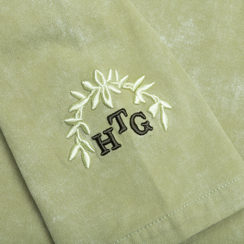 Twill Washed Jacket Green