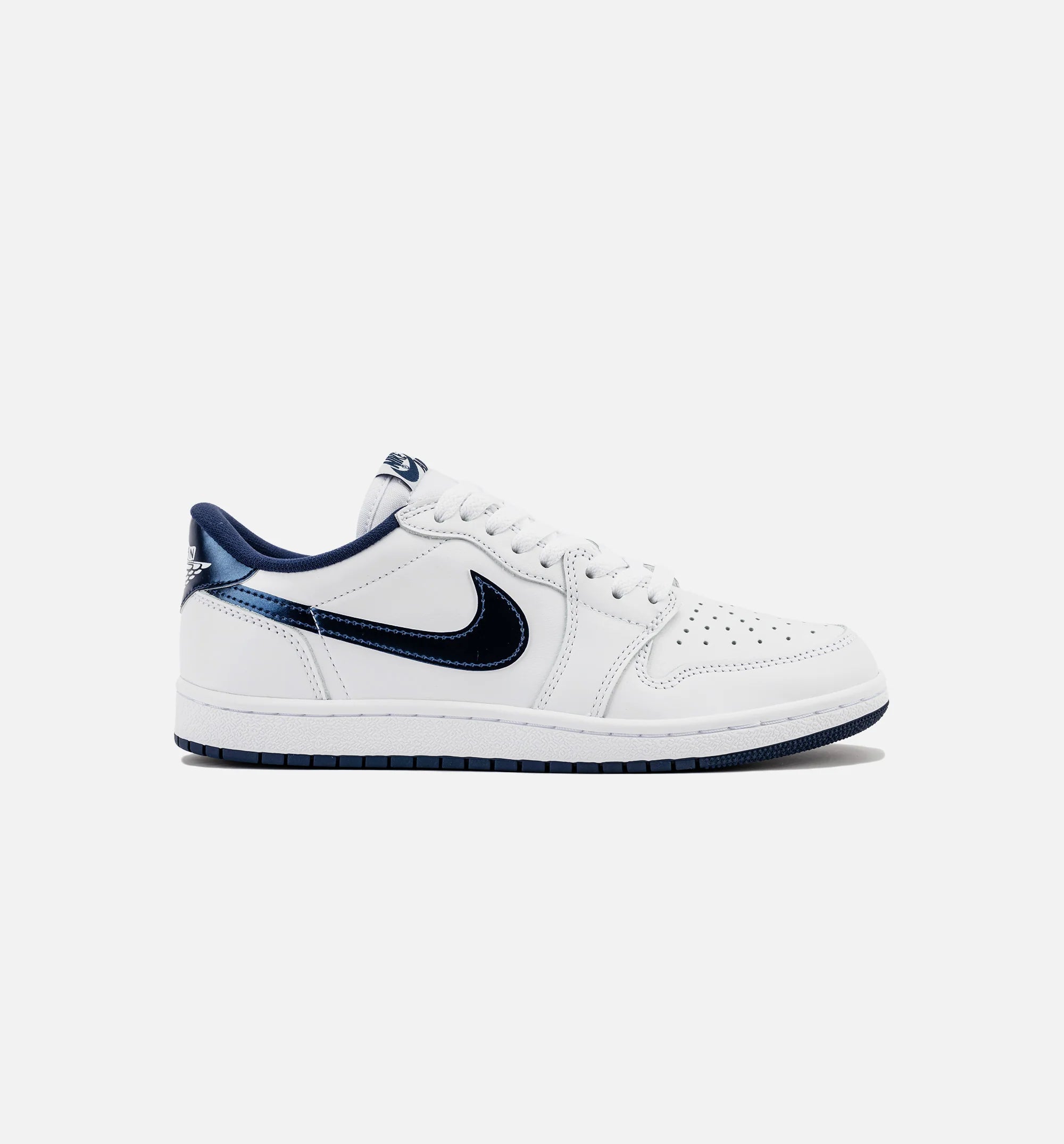 Air Jordan 1 Retro Low 85 Mens Lifestyle Shoe Summit White Navy White