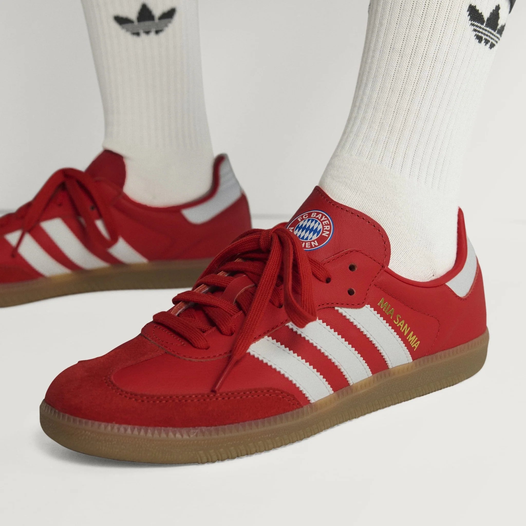 adidas Samba FC Bayern Shoes Red White