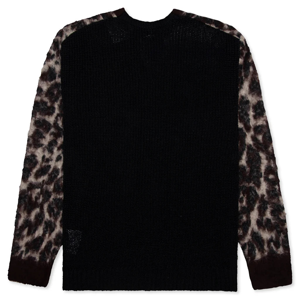 Leopard Cardigan Brown Black