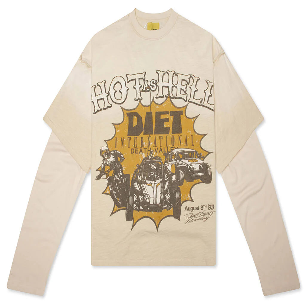 Hot as Hell Tee Antique White