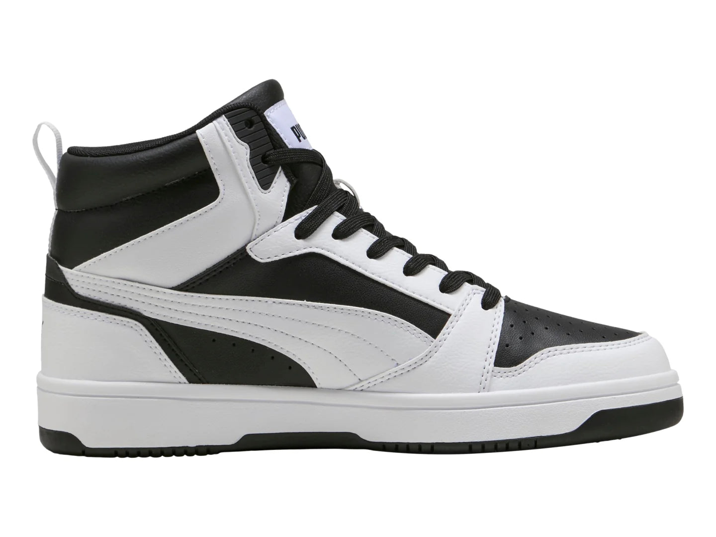 Tenis PUMA Rebound V6 Negro y Blanco para Hombre