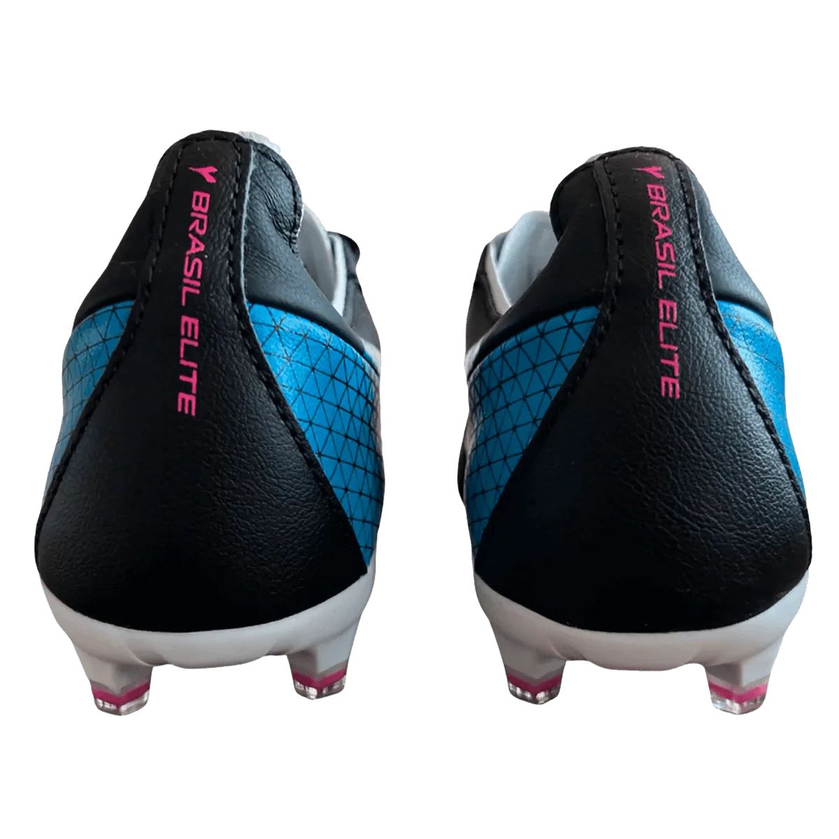 Diadora Brasil Elite GR LT FG Womens Firm Ground Soccer Cleats Black Pink Blue Fluor