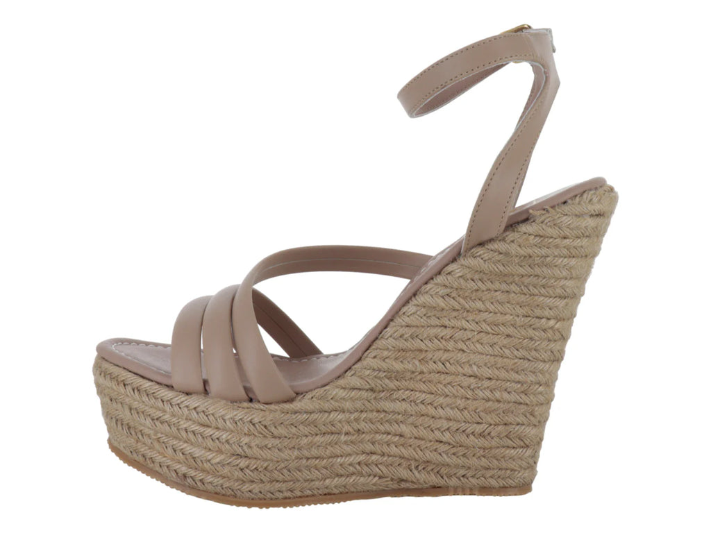 Sandalias Luna Rosa Plataforma Color Maquillaje para Mujer
