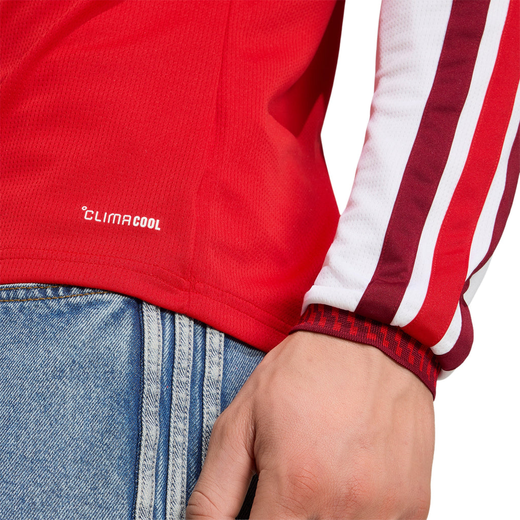 adidas Arsenal FC Home Long Sleeve Mens Soccer Jersey 26 27 Red White