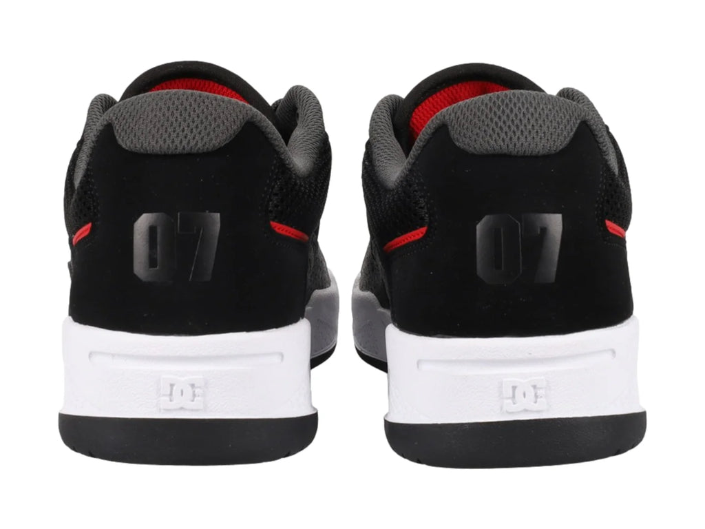Tenis DC Shoes Construct Negro y Rojo para Hombre