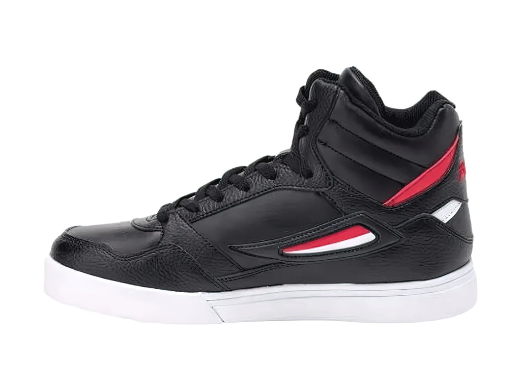 Tenis FILA Everge Negro Blanco y Rojo para Niño