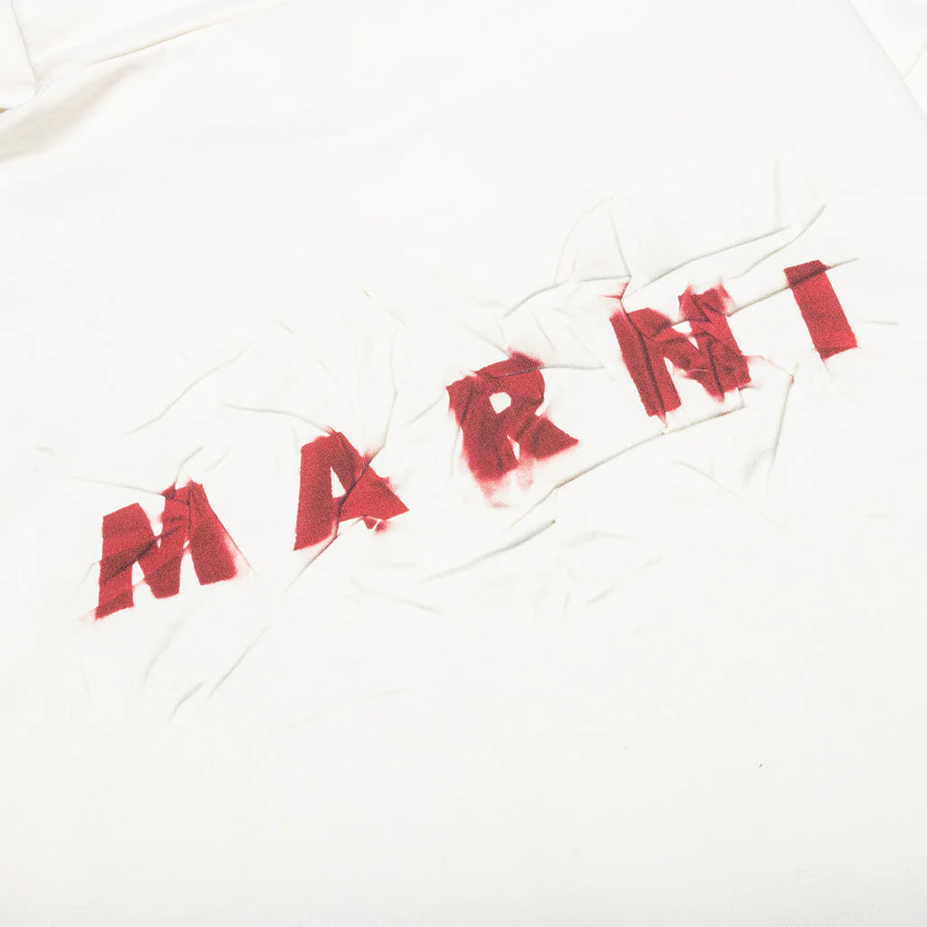 Logo Hoodie Natural White