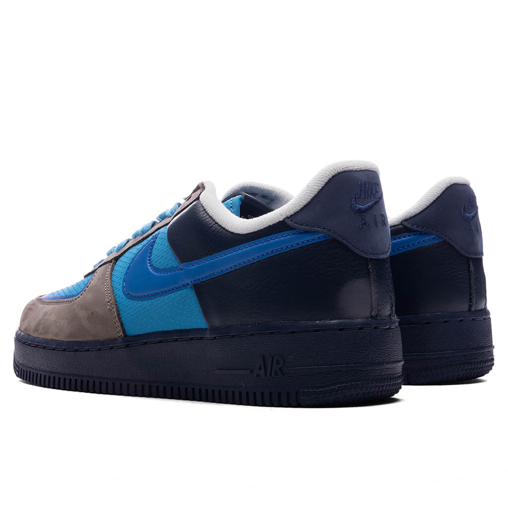 Nike x Stash Air Force 1 Low Soft Grey Varsity Royal Harbor Blue