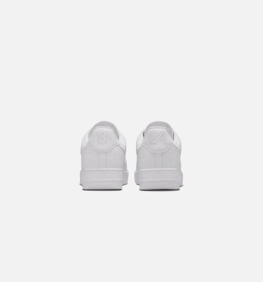 Kobe Bryant x Air Force 1 Mamba Mentality Mens Lifestyle Shoe White White