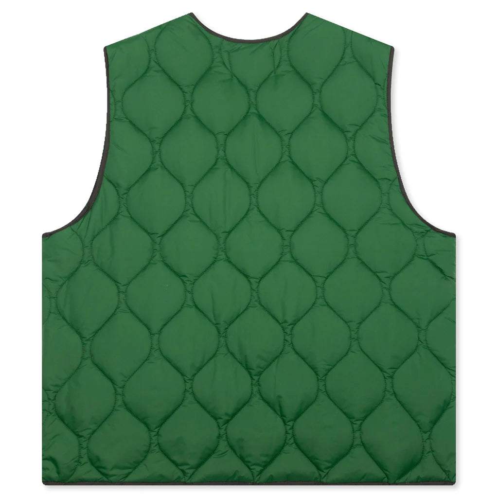 Quilted Vest Green
