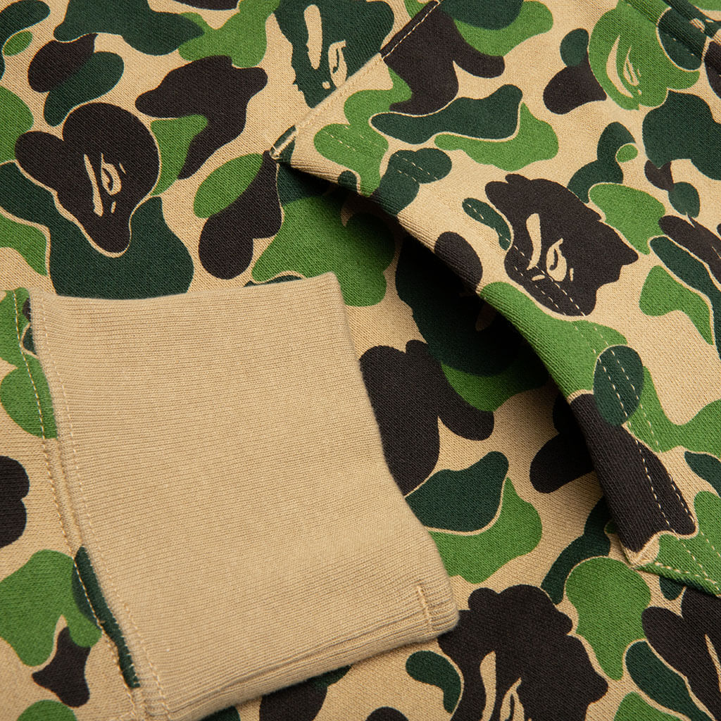 Abc Camo Shark Full Zip Hoodie Green