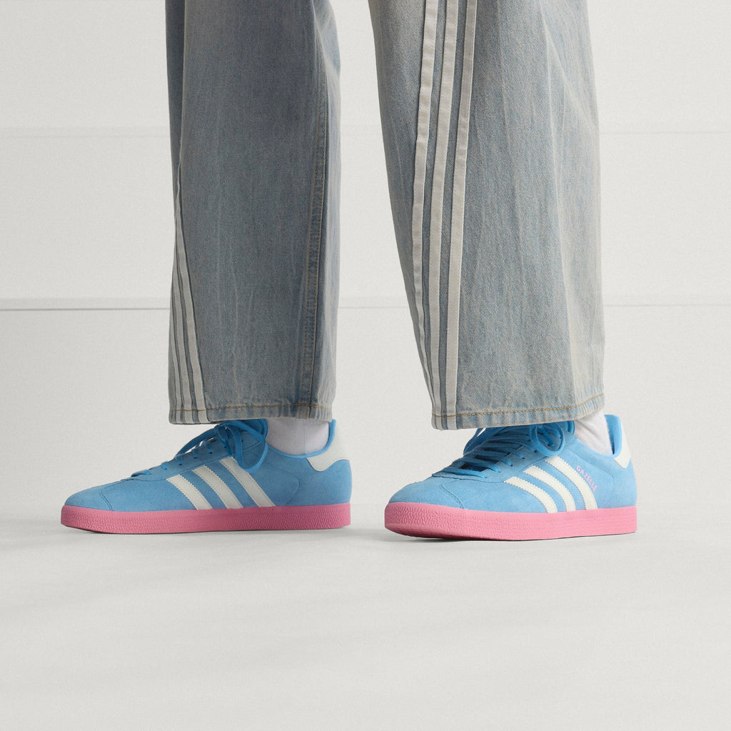 adidas Gazelle Inter Miami CF Shoes Light Blue White